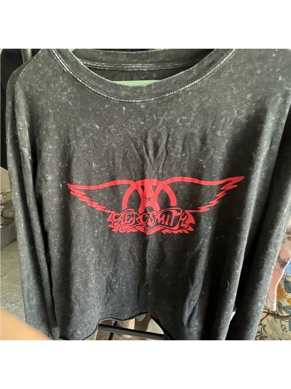 Aerosmith Women's Long Sleeve Tee - Black